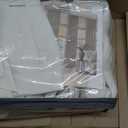 Natural Ivory Pinch Pleat Linen Curtains 102 Inches Long 4 Panels Set, 40"W x 102"L
