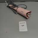 Ufree Automatic Rotating Curling Iron, 1 Inch Ceramic Curling Wand, 1-Click Hair Curler with 3 Heat & Timers, Anti-Scald Design, 1M Ionic Care, Dual Voltage for Travel Beach Waves, Rose Gold