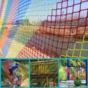 Bunifa Climbing Cargo Net for Kids Outdoor Balcony Safety Net Rope Netting Playground Climbing Net Stairway Railing Safety Net for Children Pets Toys Knotless Polyester Sports Netting,  3.3x6.6ft