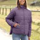 Ultra Light Down Jacket Packable Jacket Purple S