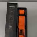 Nereides Compatible with Apple Watch Band Ultra 3/2/1, Nylon Sports Strap with Woven Design for 49mm (XL, Orange)