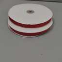 5/8" X 100 Yards Red Grosgrain Ribbon, Premium Grosgrain Ribbon for Sewing, Gift Wrapping, Bow Making, Wedding Decor, Wrapping and More (Red)