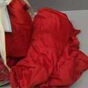 10 Panels 5x10ft Red Backdrop Curtains for Parties, Wrinkle Free Red Photo Backdrop Drapes Back Drop Cloth Drapery for Wedding Birthday Photography Baby Shower Background Decor