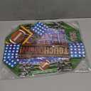 Fullhawl 1 Pcs Football Party Supplies Kit Large Food Serving Tray Football Snack Plates Complete Tailgate Stadium Bowl Kit for Birthday Celebration Table Centerpiece Decorations Favor