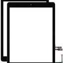 for iPad 6 6th Gen Screen Replacement A1893 A1954 2018 2 Pack Digitizer 9.7 Inch, for iPad 6th Generation Touch Glass with Home Button (Black)