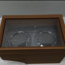 Ultra Quiet Watch Winder for Automatic Watches, Safe Bedroom Double Watch Winder with Near 0dB Motor & Stable DC Adapter for Watch Collection