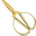 Grand Opening Ribbon-Cutting Ceremony Kit Includes Gold Scissors, Flower Ball, Red Ribbon & White Gloves,Suitable for all ribbon-cutting and inauguration ceremonies (Glossy Finish Handle)