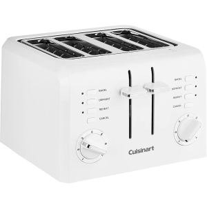 Cuisinart CPT-142P1 4-Slice Compact Plastic Toaster, White