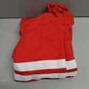 SELINK Womens Varsity Striped Oversized Sweatshirt Crewneck Long Sleeve Casual Fashion Pullover Top Fall Outfits (Medium, Red)