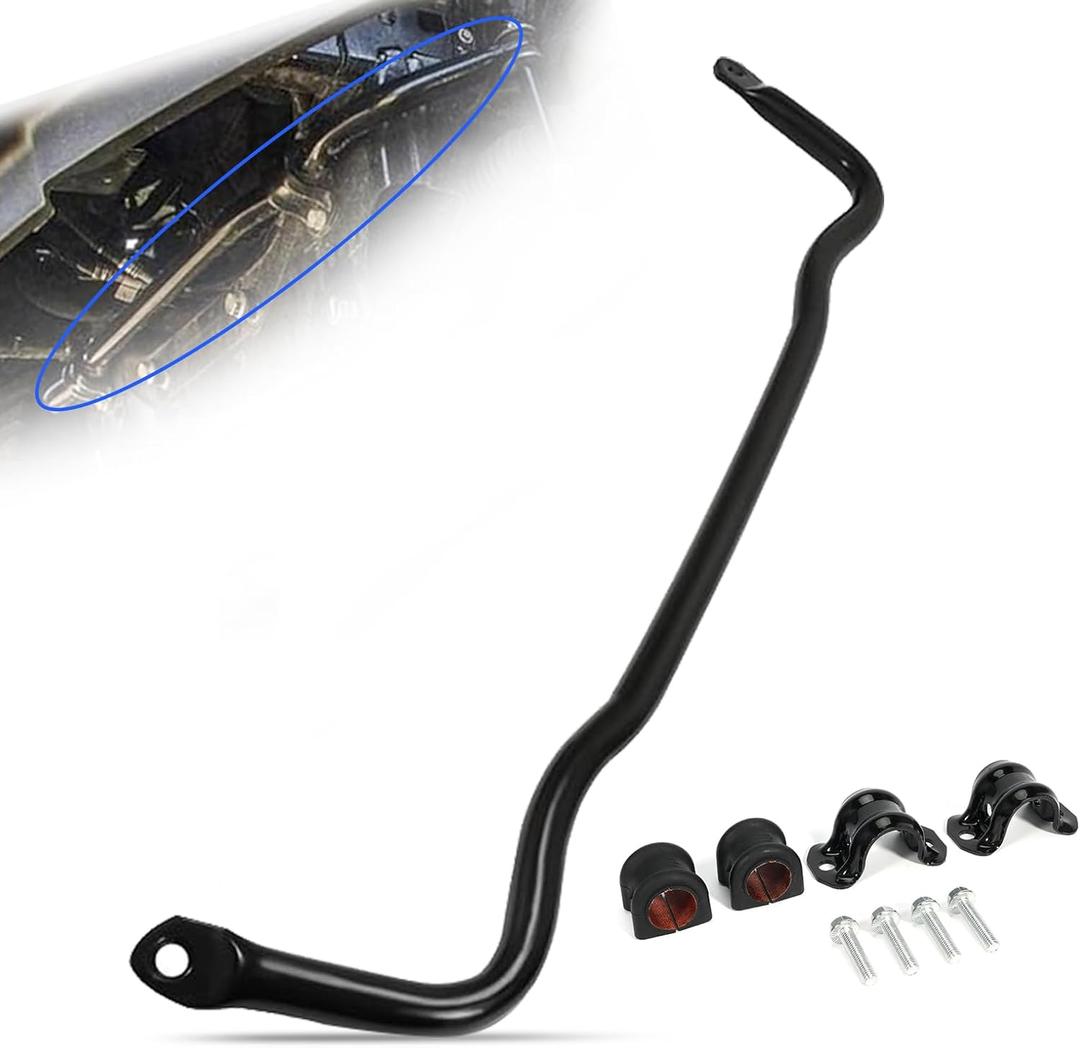 55398938AC Front Suspension Stabilizer Bar with Bushings&Retainers&Screws Compatible with 2009-2018 Dodge Ram 1500 2019-2022 Ram 1500 Classic 4WD, Replace 55398938AB