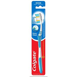 COLGATE Extra Clean Toothbrush Multi Color, 6 Pack