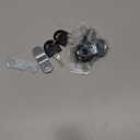 Andibro 16mm Mailbox Lock, Cabinet Lock with 4 Keys and 4 Different Locks Plates Mailbox Locker Furniture Lever Locks