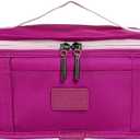 Lunch Box | Portable Insulated Lunch Bag｜Zippered Insulated lunchbox for Women Adults Men | Mini Reusable Lunch bag ｜ Food Bag ｜Leakproof Lunch Box (Pink)
