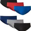 Hanes Men's Tagless Comfort Flex Fit Dyed Bikini, 6 Pack (Large)
