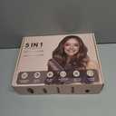 5-in-1 Hot Air Styler Wrap, High-Speed Hair Dryer Brush Blow Dryer with 2 Auto Wrap Curlers for Curling, Straightening, Volumizing, Fast Drying & Frizz-Free Styling for All Hair Types