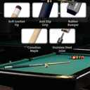 WaLiken Premium Pool Cue Stick with Multi-Layer Tip, Canadian Maple Shaft, Piano Finish Design, Textured Non-Slip Grip, Includes Leather Cue Case, Professional Billiard Cue for Accuracy & Control