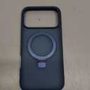 Ultra-Magnetic Stand for iPhone 17 Pro Max Case [Military Drop Protection] [Compatible with MagSafe] Shockproof Translucent Matte Slim Ring Holder Case for iPhone 17 Pro Max (Blue)