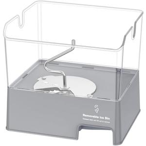 Upgraded W11129522 Refrigerator Ice Bucket Compatible with Whirlpool Ice Maker Replacement W10564750 KitchenAid Removable Ice Bin KFIV29PCMS03 KRMF706EBS01 KRFF707ESS01 KRMF706ESS01 Ice Maker Tray