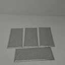 Beaquicy W10208631A Microwaves Grease Filter Approx. 13" x 6"- Replacement for Whirlpool GE Microwaves 4Pack