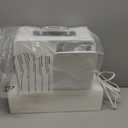 Robot Vacuum and Mop Combo, 3-in-1 Robotic Vacuums Cleaner with Strong 6000Pa Suction & LiDAR Navigation Smart Mapping, Self Emptying Bases for 70 Days-White, for Pet Hair, Hard Floor, Carpet