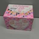 Hollyhi 58 Pcs Kids Makeup Kit for Girl, Princess Toys Real Washable Cosmetic Set with Mirror, Kids Makeup Sets for Girls, Play Make Up Birthday Gifts for 3 4 5 6 7 8 9 10 11 12 Years Old Kid (Rose) (Rose and Black)