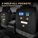 TTX LIGHTING Seat Covers Full Set Fit for 2007-2025 2026 Chevrolet Chevy Silverado GMC Sierra 1500 2500HD 3500HD Seat Covers for Cars Leather Waterproof Truck Seat Protector, Black