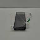 HAHIYO Stackable Mesh Tray Cup 15 x 6 x 2 inches Sturdy Container for Desk Drawer Organizer Collection for Home Office School kitchen Soft Foam Feet No Sharp Edges 1 Pack Black