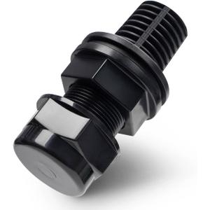 CIPU Sand Filter Drain Plug Replacement, Pool Sand Filter Drain Cap for Above Ground Pool Sand Filter Systems, Black Plastic Drain Plug Accessory for Pool Filter Maintenance