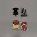 LISEN 2 Pack Magnetic Phone Holder for Your Car Magnet for Phone Car Mount Vent 6 Military Magnets Vent Cell Phone Holder Mount for Car Plate Fit All, Gifts for Women Men, Car Accessories (Black)