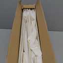 2 Pack Shoe Organizer for Closet,Foldable Shoe Storage Organizer with Adjustable Dividers, Shoe Storage Box with Clear Cover, Fits up to 16 Pairs, Beige