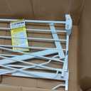 Regalo Safety 29-38.5" Baby Gate for Doorways & Bottom of Stairs, Pressure Mounted Baby Gate with Door for Babies, Toddlers & Pets, Tested & Safe for 30 Years, American Designed, American Owned, White