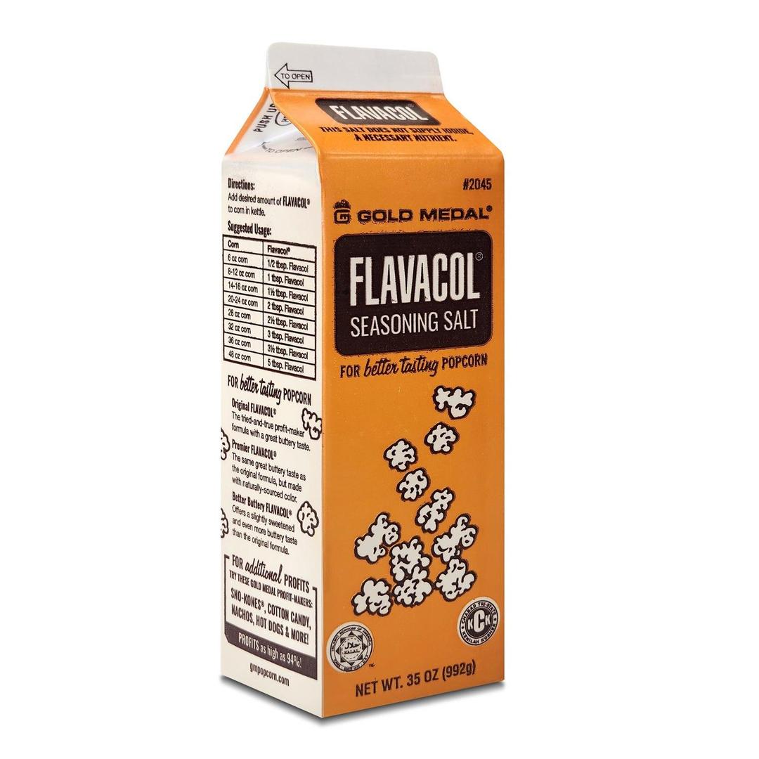 Lot Of 2-Gold medal Flavacol Popcorn Seasoning Salt 35Oz 