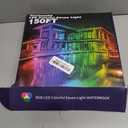 FBZ 150FT Permanent Outdoor RGB Lights - IP67 Waterproof with Smart App Control Remote,DIY Scene Modes, Music Synchronization,Eaves Lights for Garden Decor,Deck,Christmas