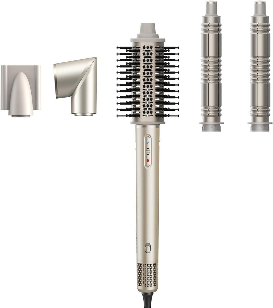 Heyfeel 5 in 1 Hot Air Styler - Professional Hair Dryer Brush with No Heat Damage, High-Speed Negative Ionic Hair Dryer, Frizz-Free Blow Dryer Brush for Drying Curling Volumizing Straightening