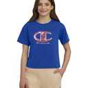 Champion Girls T-Shirts Short Sleeve Crew Neck Loose Fit Graphic Tee Shirt Pink (Pink, S)