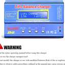 B6 Battery Charger 80W Mini Lipo Balance Charger/Discharger with Power Supply for LiPo/Li-ion/Life Battery(1-6s) NiMH/NiCd (1-15s) RC Car Charger XT60/JST/T Connectors