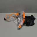 Greatever Dry Snorkel Set,Panoramic Wide View,Anti-Fog Scuba Diving Mask,Professional Snorkeling Gear (Kids, Orange)