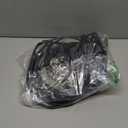 50FT Outdoor Extension Extension Cord for Halloween Christmas Inflatables with Multiple Outlets Black Electrical Cord with Multiple Plugs Outdoor Christmas Blow Up Decorations Light Extension Cords