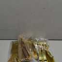 Goodluck 50 Pack Gold Plastic Forks, Heavy Duty Forks Disposable, Plastic Cutlery Perfect for Weddings, Parties, Dinners and Thanksgiving