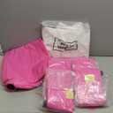 Windyun 6 Sets Kids Air Mattress Bulk with Fitted Sheet,Toddler Inflatable Bed 63 x 27 x 8 Inches Blow up Airbed Camping Sleeping Pad for Aged 3-10 Years Old Birthdays Slumber Sleepover Party (White)