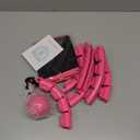 JKSHMYT Smart Weighted Fit Hoop Plus Size for Adults Weight Loss, Hula Circle-2 in 1 Infinity Fitness Hoop, 24 Links Detachable & Size Adjustable, with Waist Trainer for Women Pink