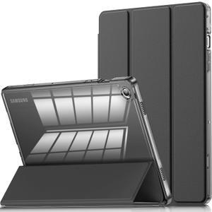 INFILAND Compatible with Galaxy Tab A9 Plus 5G Case, Slim Stand Crystal Clear Protective Smart Cover for Samsung Galaxy Tablet A9 Plus 11 Inch 2023 Model (SM-X210/X216/X218) Auto Wake/Sleep (Black)
