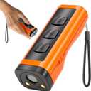 Dog Bark Deterrent Devices Rechargeable Anti-Barking Device for Dogs 50ft Long Range Ultrasonic Correct Your Dog's Bad Behavior at the Push of aButton Better Than Shock Collars or Dog Training Collars (Orange 1 Pack)
