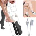 AKIMRABY Compression Sock Aid Device Kit, Sock Helpers to Putting on & Removing Compression Stockings for Seniors Men Women with Limited Mobility, Shoe Horn & Sock Puller Aid Easy On and Off