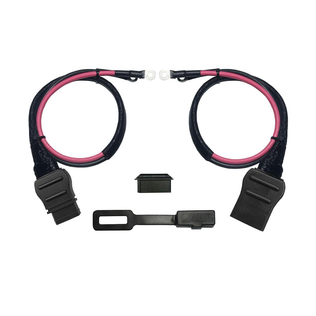 Cable Plow and Truck Side 2-Pin with Dust Cover, Model 21294 8245 61169 8274, Western Plow Parts, Boss Plow Wiring Harness, Snow Plow for Truck, Fisher Plow Parts