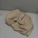 CHICGAL 2 Pieces Women Beach Sarong Bathing Suit Wrap Skirt Sheer Bikini Swimsuit Cover Ups for Swimwear (Black & Light Khaki)