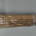 LazBlinds No Tools No Drill Cordless Bamboo Roman Shades, Light Filtering Window Treatment, Roll Up Bamboo Blinds for Windows 43'' W x 48'' H, Brown