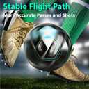 Youth Soccer Ball Size 3/4/5, Kids Outdoor Play Game Training Practice Soccer Ball for Teen Boy Girl Indoor Outdoor with 1 Pump 1 Net Bag and 1 Gift Box (White 2 packs)