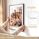 18x24 Black Poster Frame with Real Tempered Glass, Aluminum