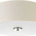 Progress Lighting P3696-0930K9 Close-to-Ceiling, Nickel, 6.00x13.00x13.00